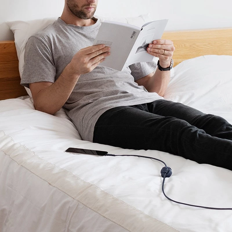 Kabel USB-C na Lightning Native Union Night kabel 3 m — Czarny/Szary, długość 3 m