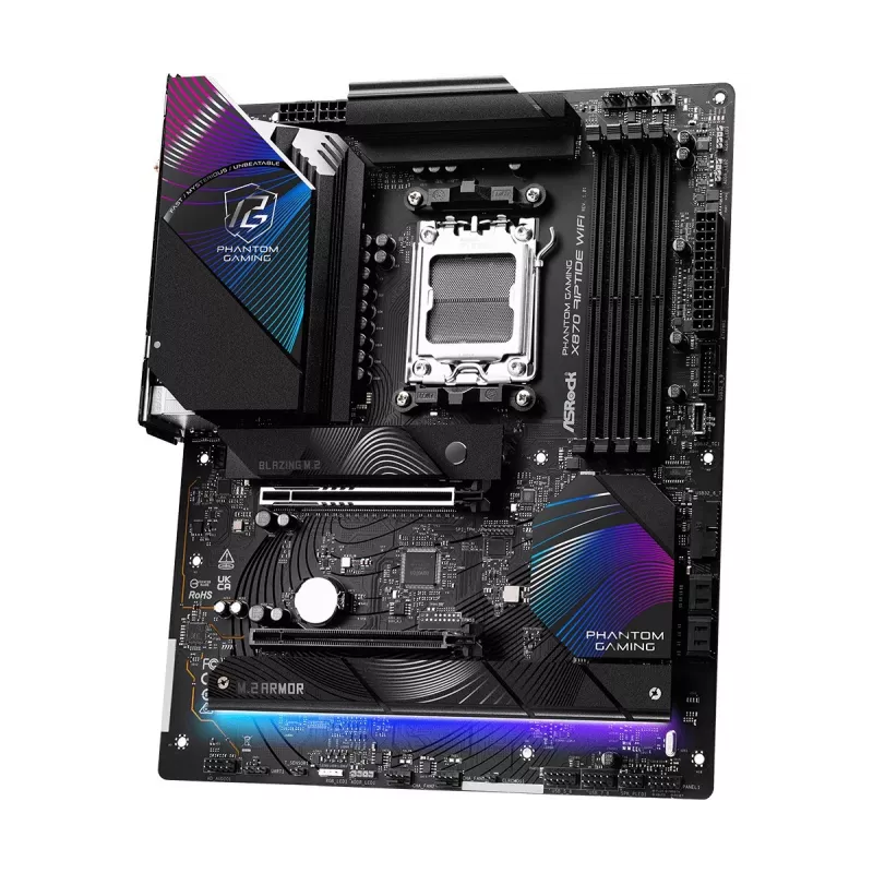 Płyta główna ASRock X870 Riptide WiFi — ATX, AMD X870, Socket AM5, DDR5, 4 DIMM, 256 GB, Wi‑Fi 7, 2.5GbE
