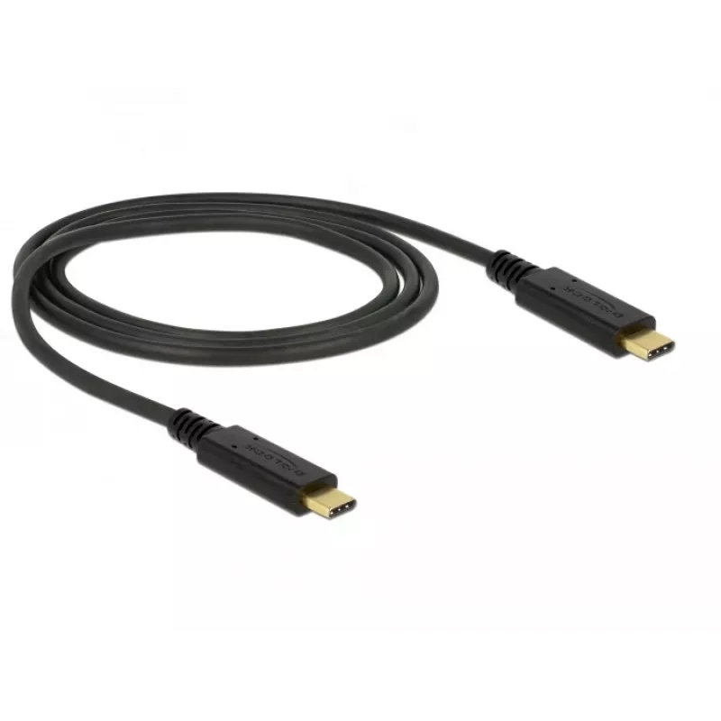 Kabel USB DeLOCK 83661 USB 3.2 Gen 2 1m USB C Czarny