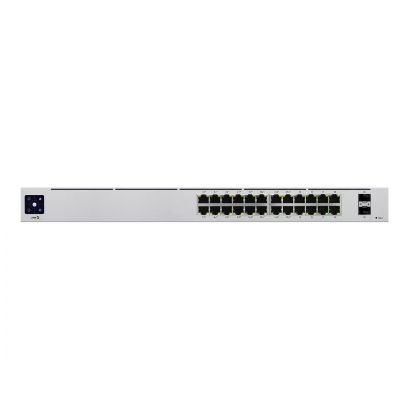 Ubiquiti UniFi 24-Port PoE Managed L2/L3 Gigabit Ethernet (10/100/1000) Power over Ethernet (PoE) 1U Silver
