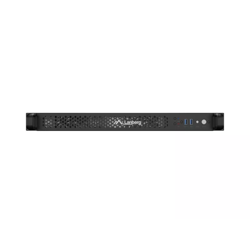 Obudowa Rack Lanberg SC01-4201-10B 1U Czarna 4 Wentylatory