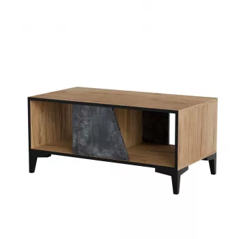 Cama Stolik kawowy OVO 90x50xH39 dąb/beton