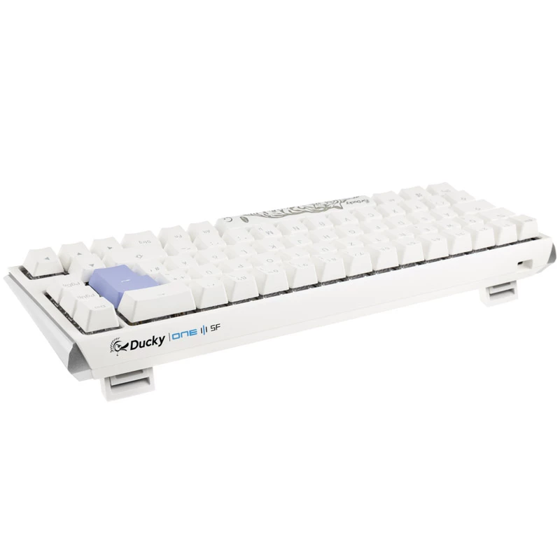 Klawiatura Ducky One 3 Classic Pure biały SF USB niemiecka biała (DKON2167ST-RDEPDPWWWSC1)