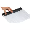 Dziurkacz WEDO 67 9401 — metalowy dziurkacz 4-otworowy, czarny, zdolność dziurkowania 3 mm, szerokość 66 mm