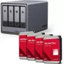 Obudowa NAS UGREEN NASync DXP4800 Plus z dyskami wewnętrznymi Western Digital 16 TB (4 x 4 TB)