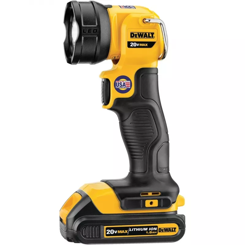 Dewalt 18V XR Li-Ion Cordless LED Pivot Torch - Bare Unit
