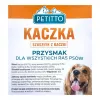 Przysmaki dla psa PETITTO Duck Kebab 500 g — miękkie kąski treningowe o smaku kaczki, 64% białka, 3% tłuszczu, bez glutenu i cukru