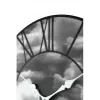 Zegar NeXtime 3037 Clouds, Ø39 cm, ścienny, czarny