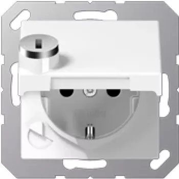 JUNG A 1520 BFKLSL WW - Typ F - Biały - Termoplast - IP44 - Uniwersalne - 250 V
