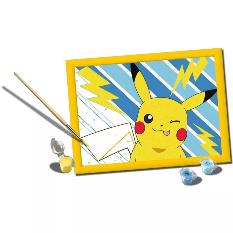 Zestaw do malowania Ravensburger CreArt — Cheeky Pikachu (model 25557) zestaw maluj po numerach