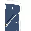 Zegar ścienny NeXtime 3072bl Thumbs up, 40,5x41,5 cm, niebieski/srebrny