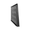 Półka rack Extralink SHELF 1U do szaf wiszących 19 cali, 1U, 300 mm, czarna, metalowa