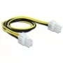 Kabel zasilający DeLOCK 65604 czarno-żółty 0,3 m