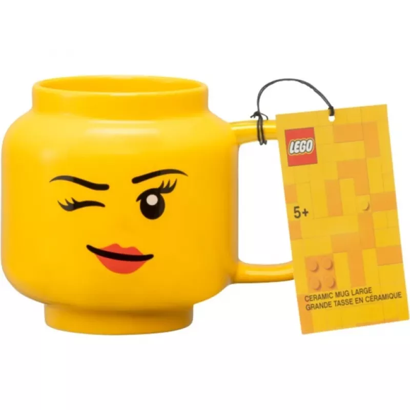 LEGO Keramiktasse Winking Girl, groß