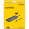 DeLOCK 63410 USB 3.2 Gen 1 Type-C Hub 5000 Mbit/s Niebieski