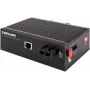 Intellinet Industrial Fast Ethernet Media Converter, 100Base-TX do 100Base-FX (SC) jednomodowy, 20 km, metalowa obudowa IP40, montaż na szynie DIN