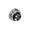 Bitspower Multi-Link adapter, prosty, G1/4 cala AG do twardej rurki 12 mm AD – srebrny błyszczący