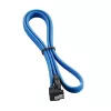 CableMod ModMesh - Kabel SATA - Serial ATA 150/300/600 - SATA (W) z kątowym wtykiem do SATA (W) - 60 cm - jasnoniebieski (CM-CAB-RSAT-N60KLB-R)
