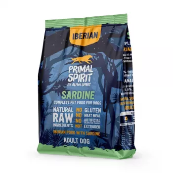 PRIMAL SPIRIT Iberian Sardine – półwilgotna karma dla psów – 1 kg