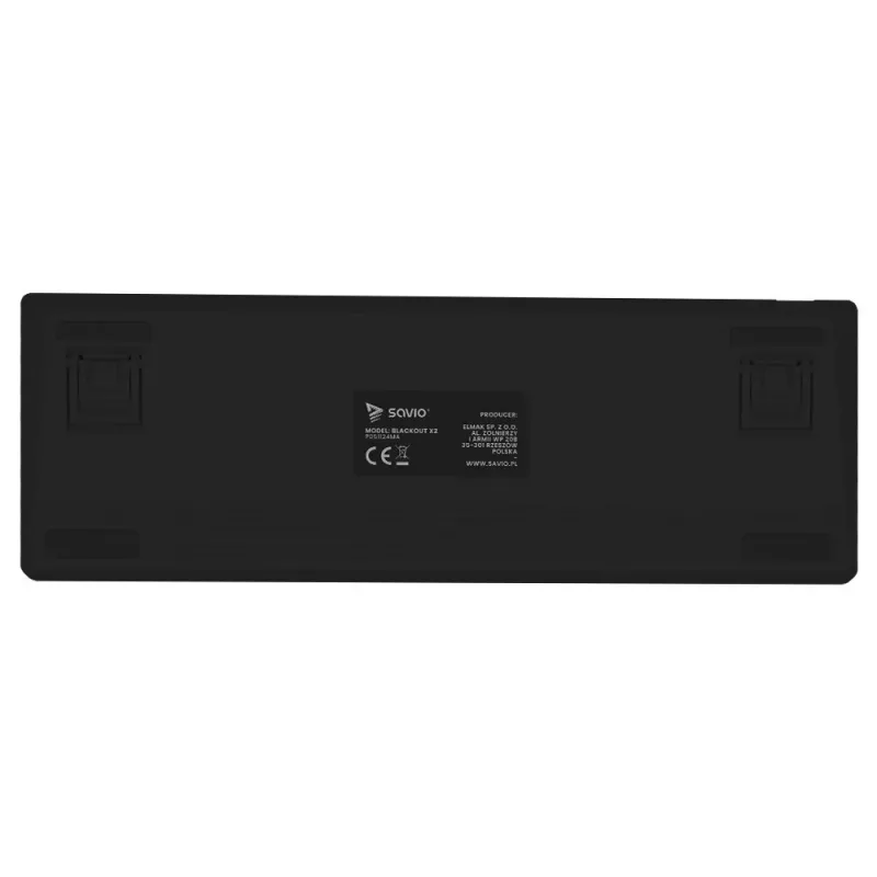 Klawiatura mechaniczna SAVIO BLACKOUT X2 OUTEMU Red, Hot Swap