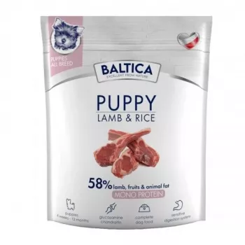 BALTICA Nutraceutic Hypoallergenic Puppy Monoprotein Lamb with rice sucha karma dla psów 1 kg