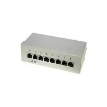 Patch Panel S/CONN 75058 Mini Cat5e szary