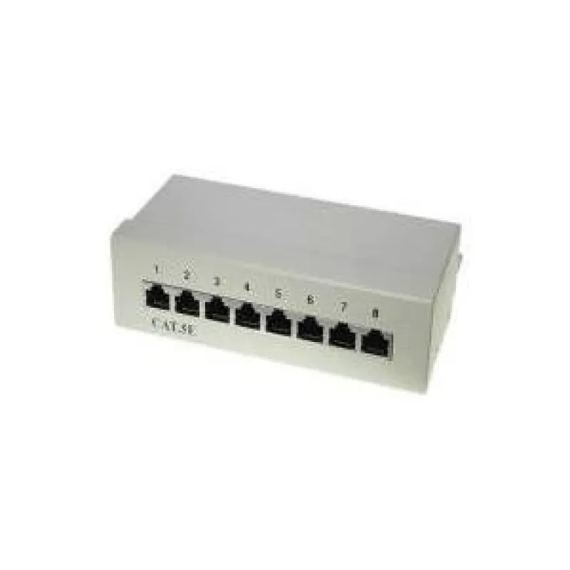 Patch Panel S/CONN 75058 Mini Cat5e szary