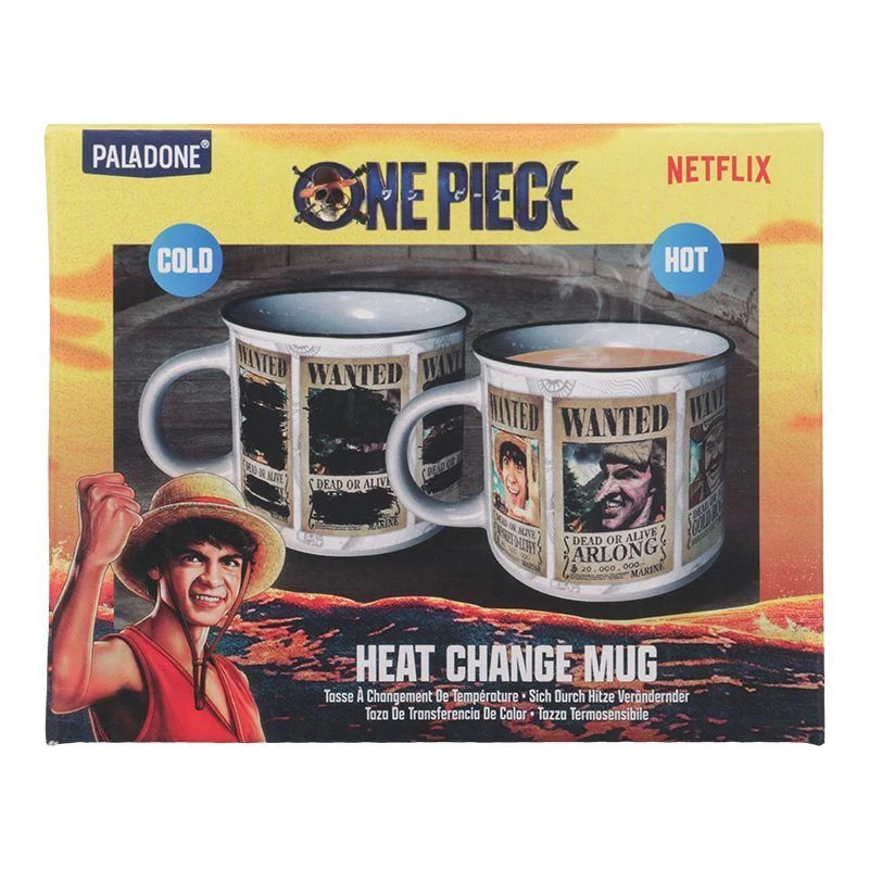 Kubek zmieniający kolor pod wpływem ciepła Paladone One Piece 300 ml - ceramiczny kubek zmieniający kolor