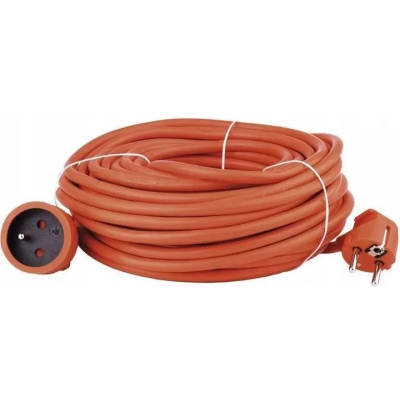 VERTEX PZO20M Zwijany przedłużacz 20 m 3x2,5 mm Pomarańczowy