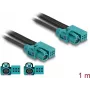 Kabel DeLOCK HDMTD Z single + gniazdo Powerpin do HDMTD Z single + gniazdo Powerpin 1 m
