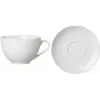 Porcelanowy spodek do cappuccino ritzenhoff & breker Snap BIANCO — można myć w zmywarce