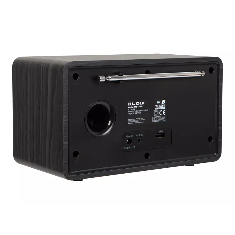 Radio kuchenne BLOW RK5 FM/DAB+ z Bluetooth, czarne