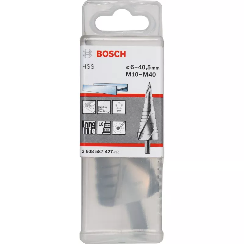 Stopniowe wiertła Bosch HSS 2608587427