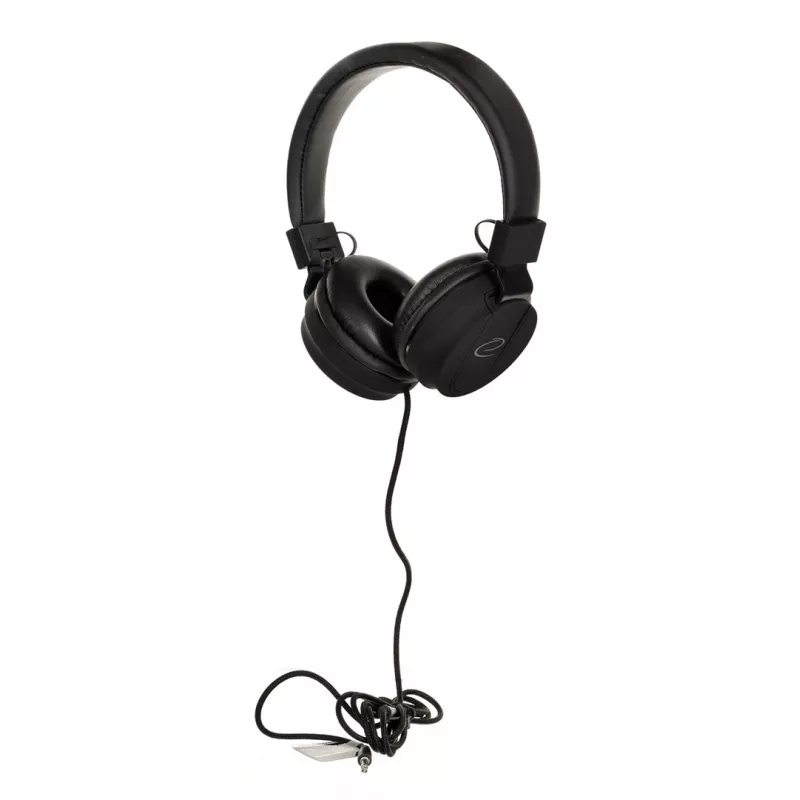 Słuchawki ESPERANZA BONGO EH212K — przewodowe, nauszne, 20–20000 Hz, kabel 1,5 m, czarne