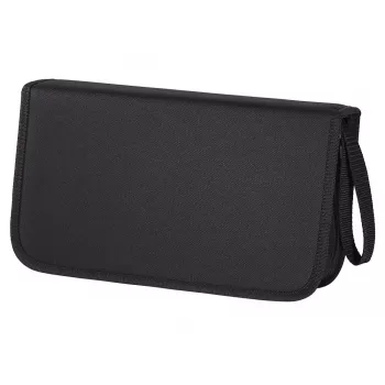 Hama Nylon Wallet 104 Cd, 104 dyski, Czarny, Nylon
