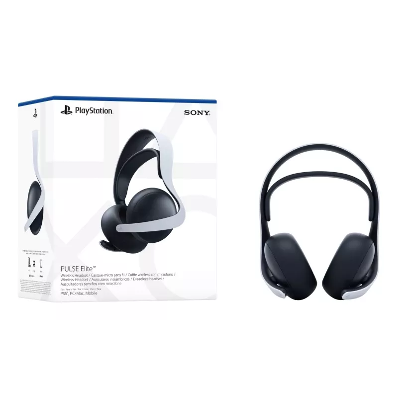 Sony PULSE Elite Headset Wired & Wireless Head-band Gaming Bluetooth Charging stand Czarny, biały