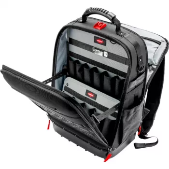 Torba narzędziowa Knipex X18 37 kieszeni czarno-czerwona tkanina plastik