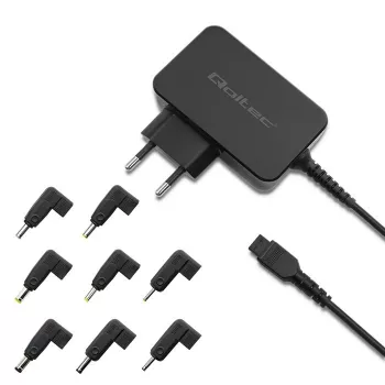 Zasilacz QOLTEC Uniwersalny 30W z 8 wymiennymi wtyczkami
