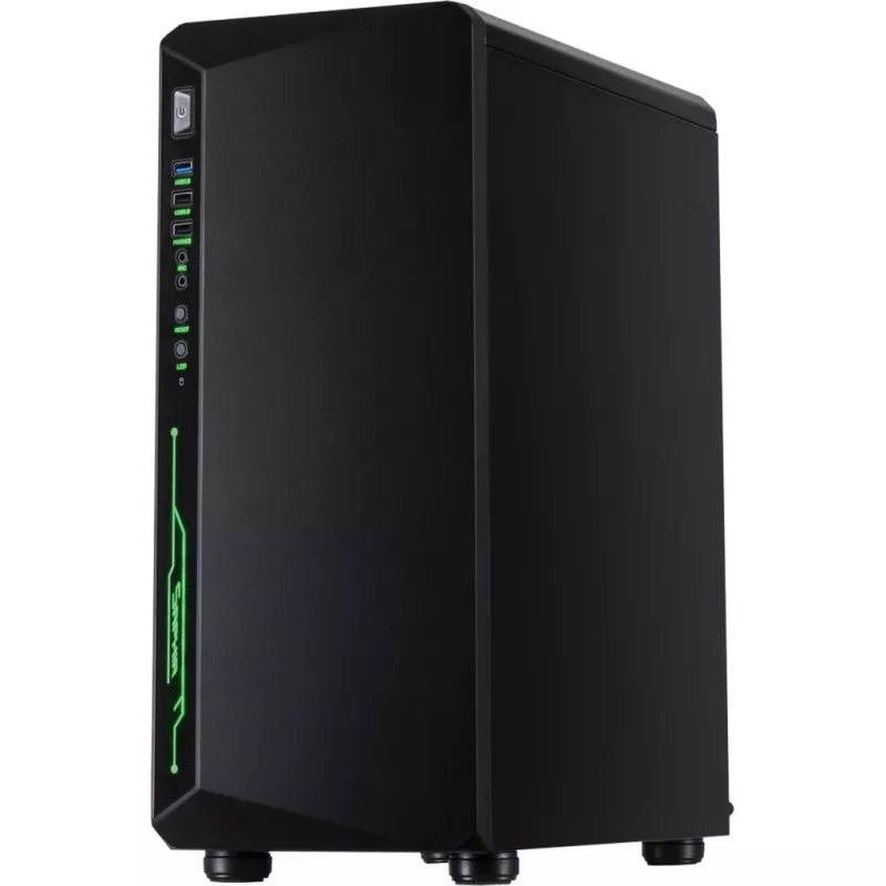 C-3 Saphir, Tower-Enclosure Czarny, Tempeczerwony Glass