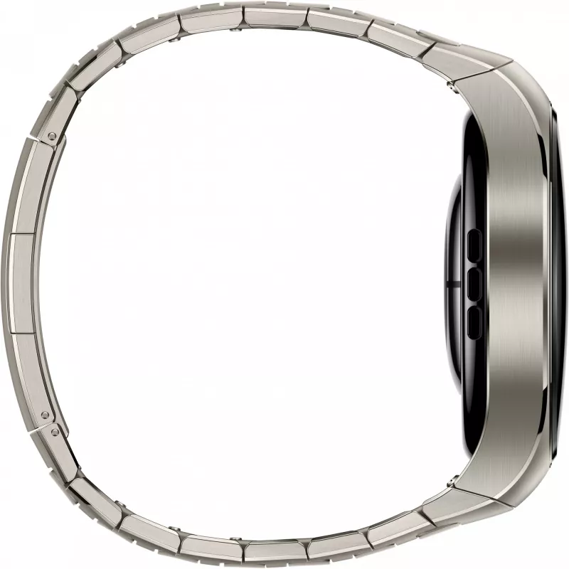 Smartwatch HUAWEI WATCH 5, 1,5 cala AMOLED, 466×466, koperta tytanowa 46 mm, Wi‑Fi, GPS, Srebrny
