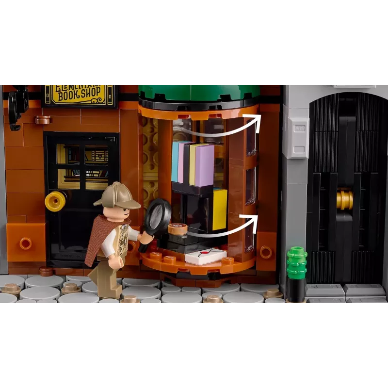 LEGO ICONS 10351 Sherlock Holmes: Zakątek książkowy