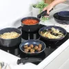 Zestaw garnków Russell Hobbs RH03321EU7 — 8-częściowy, z powłoką zapobiegającą przywieraniu, można myć w zmywarce
