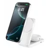 Belkin UltraCharge 25W Qi2 składana bezprzewodowa stacja ładująca 2w1, biała (WIZ038KQWH)