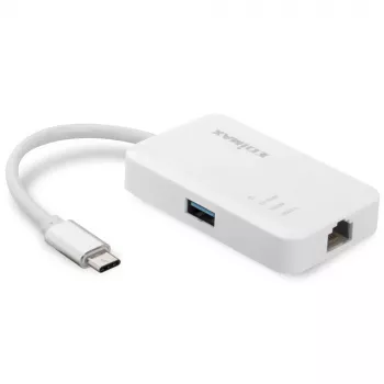 Edimax EU-4308 stacja dokująca/replikator portów do laptopa USB 3.2 Gen 1 (3.1 Gen 1) Typu-C Biała