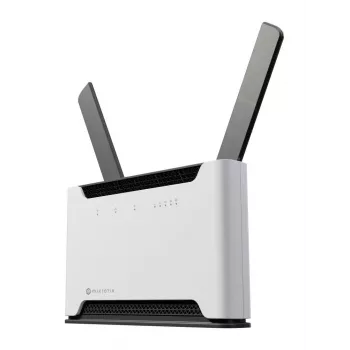 Router bezprzewodowy MikroTik Chateau PRO ax — dwupasmowy 2,4/5 GHz, 3548 Mbit/s, PoE, 5x LAN, 2 anteny zewnętrzne, szary/biały