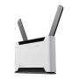 Router bezprzewodowy MikroTik Chateau PRO ax — dwupasmowy 2,4/5 GHz, 3548 Mbit/s, PoE, 5x LAN, 2 anteny zewnętrzne, szary/biały