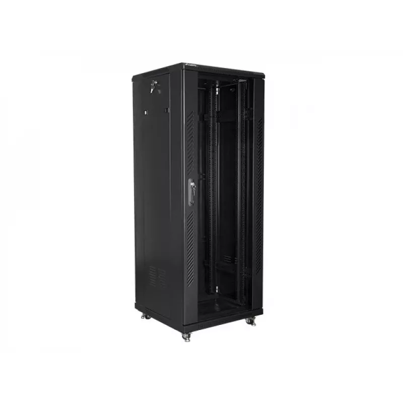 Szafa rack Lanberg FF01-6632-12B 32U Wolnostojąca Czarna