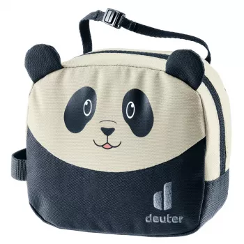 Kosmetyczka DEUTER Wash Bag Kids — Polietersulfon (PES), 160×60×120 mm, Czarny/Biały
