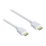 High-Speed-HDMI®-Kabel mit Ethernet, vergoldete Stecker, Stecker A an Stecker A, weiß, 0,5m, Good Connections®