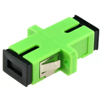 Adapter światłowodowy Alantec FOA-SCA-SMS — sprzęgło simpleks SM SC/APC na SC/UPC, 2,5 mm, zielony